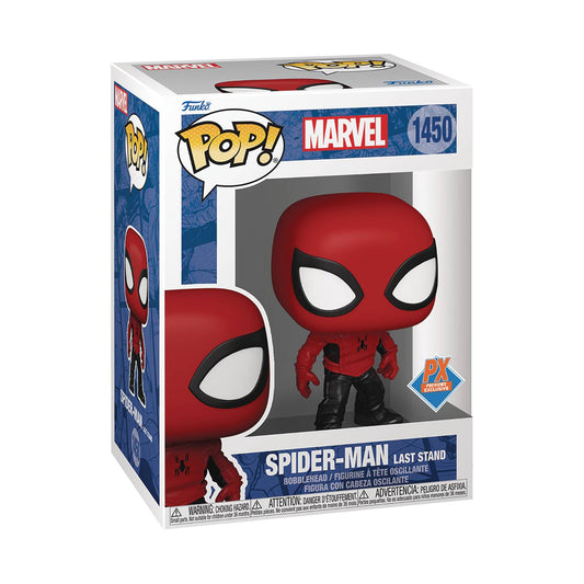 Best POP MARVEL SPIDER-MAN LAST STAND PX VIN FIG Now