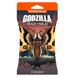 Buy Original UniVersus CCG: Godzilla - Reign Of Kaiju Hanging Booster PREORDER in US