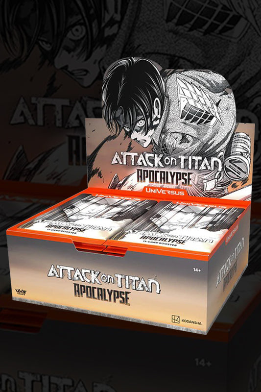 Buy Original UniVersus CCG: Attack on Titan Apocalypse- Booster Display in US