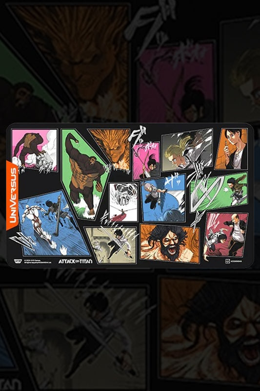 Buy UniVersus CCG: Attack on Titan Origins of Power- The Second Act Playmat in UK