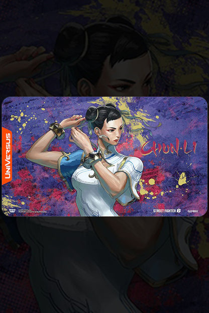 Buy UniVersus CCG: Street Fighter 6 Challenger Series- Chun-Li Playmat Playmats From Kollect Korner at $23.99 1