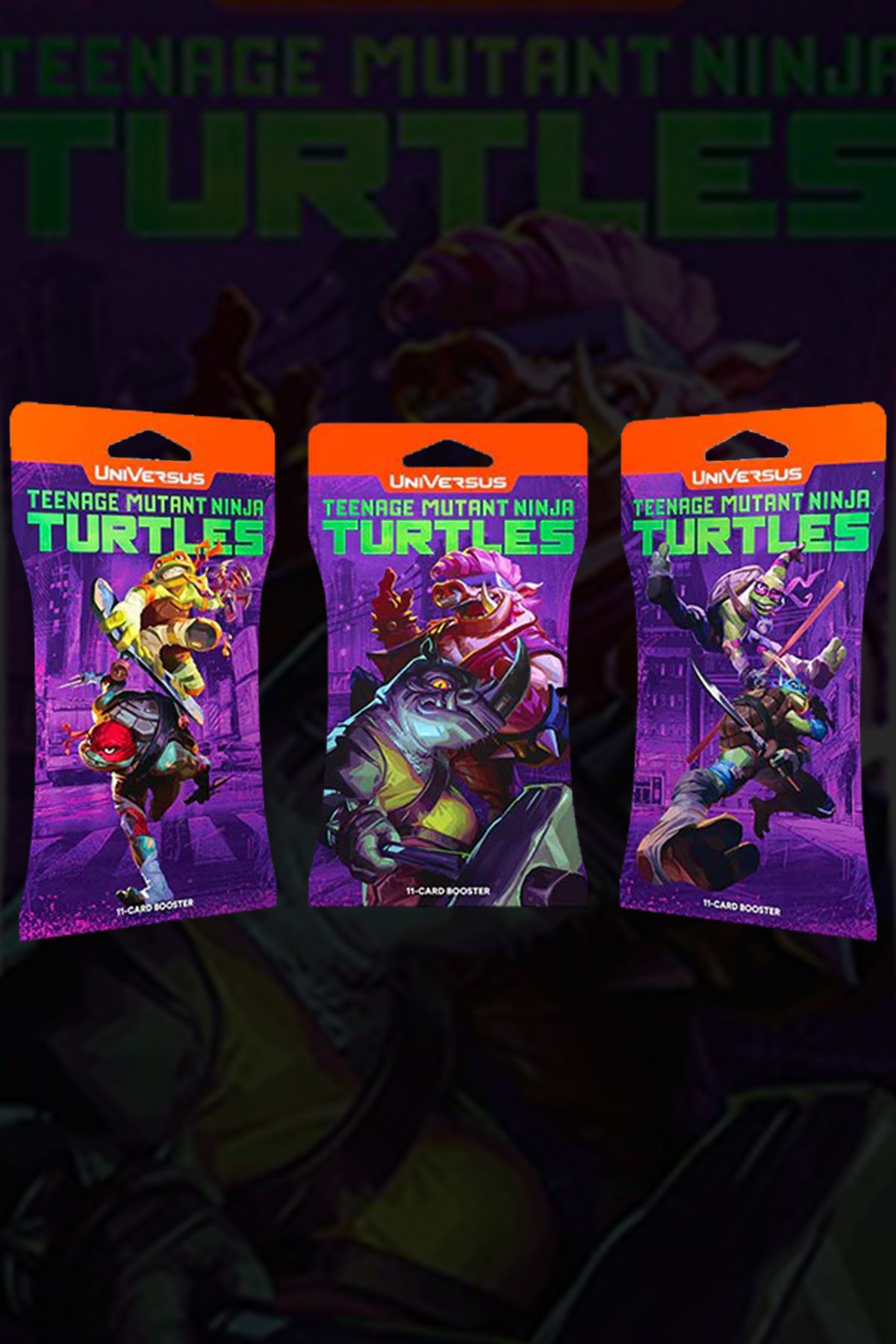 UniVersus CCG: Teenage Mutant Ninja Turtles- Hanging Boosters