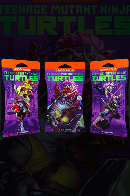 Buy UniVersus CCG: Teenage Mutant Ninja Turtles- Hanging Boosters Booster Packs From Kollect Korner at $4.29 1