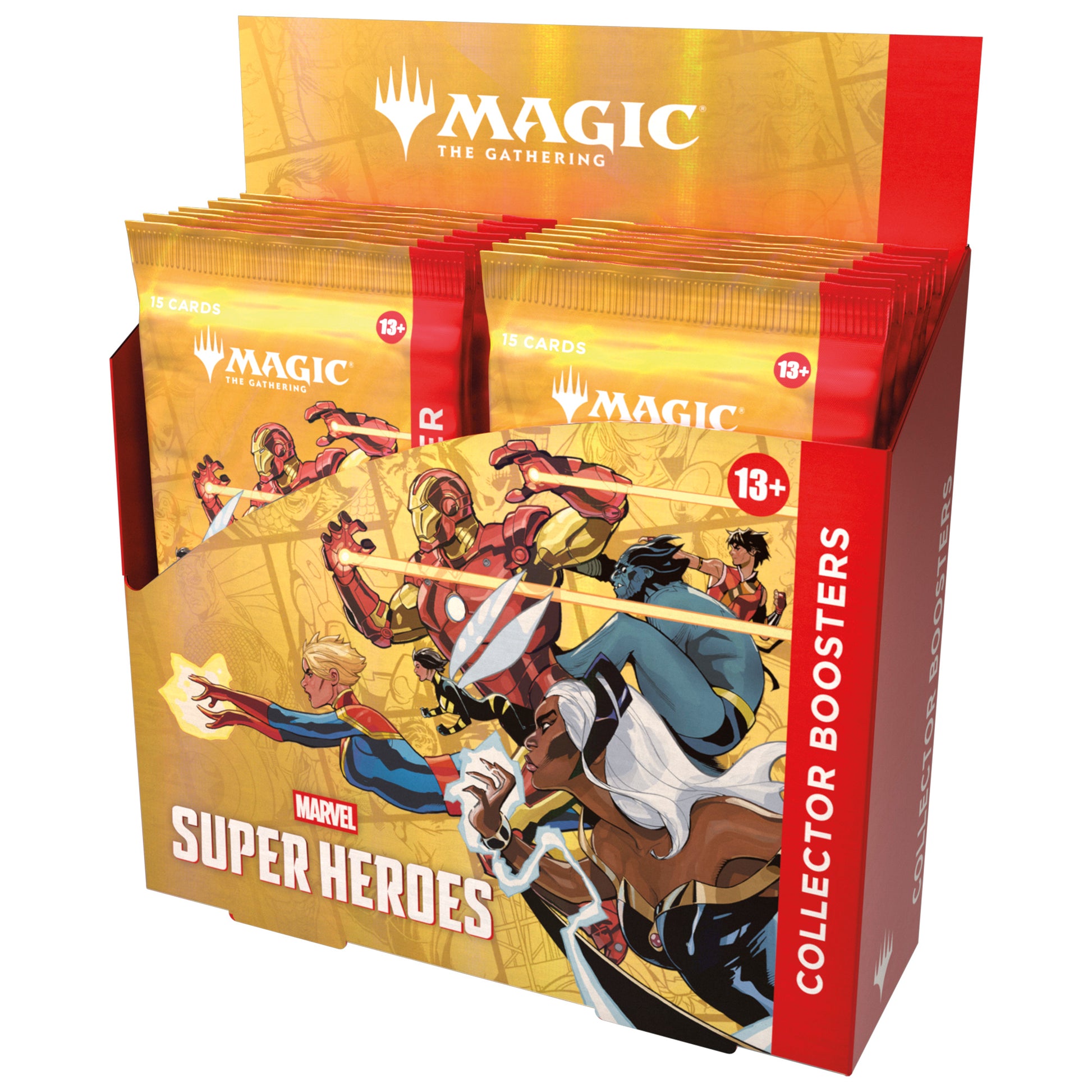 Buy Magic: The Gathering - Marvel Super Heroes Collector Booster Collector Boxes &amp; Tins From Kollect Korner at $434.99 1