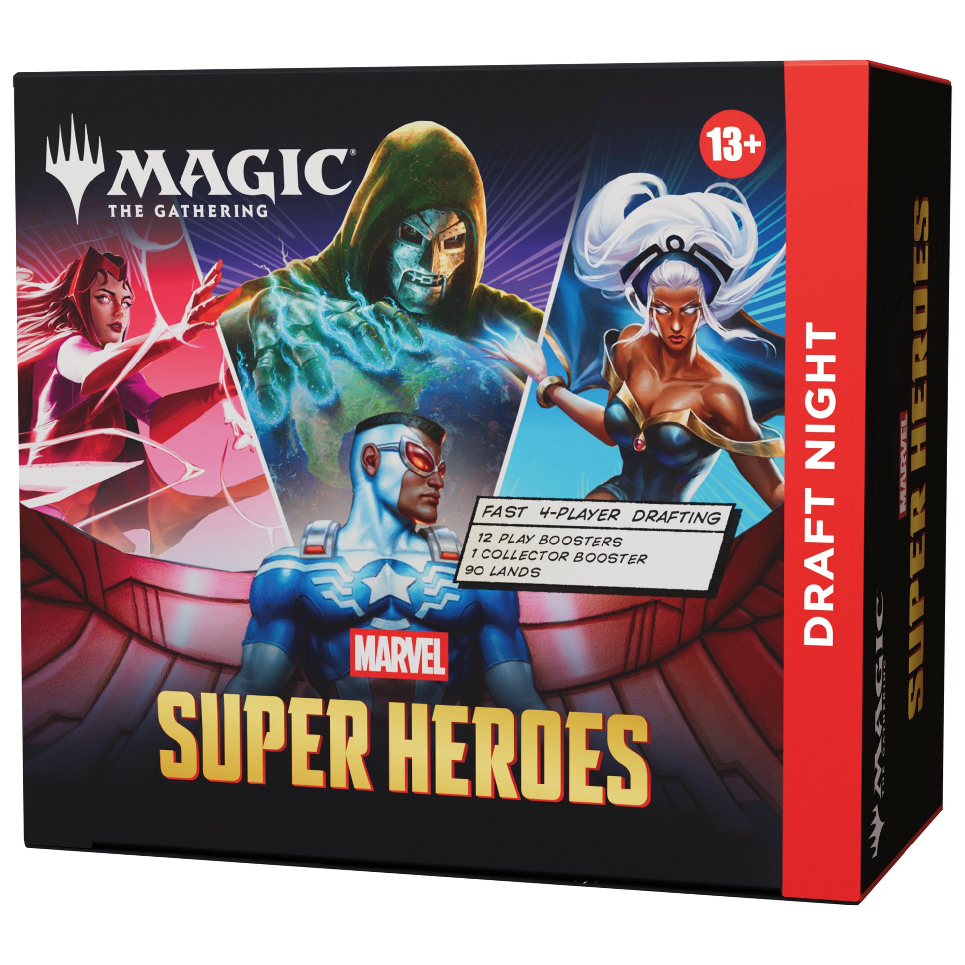 Buy Magic: The Gathering - Marvel Super Heroes Draft Night PREORDER Collector Boxes &amp; Tins From Kollect Korner at $144.99 1