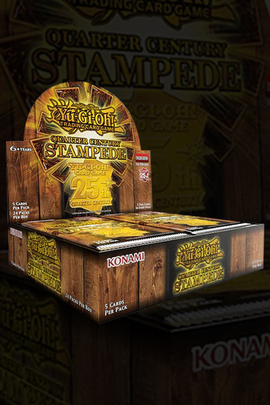 Best Yu-Gi-Oh: Quarter Century Stampede Booster Display in US