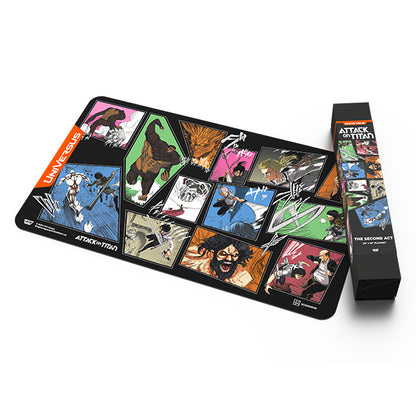 Buy UniVersus CCG: Attack on Titan Origins of Power- The Second Act Playmat Playmats From Kollect Korner at $21.99 3