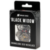 D20 Necklace- Black Widow