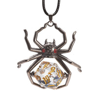 D20 Necklace- Black Widow