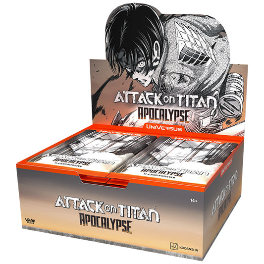 Get Authentic UniVersus CCG: Attack on Titan Apocalypse- Booster Display in UK