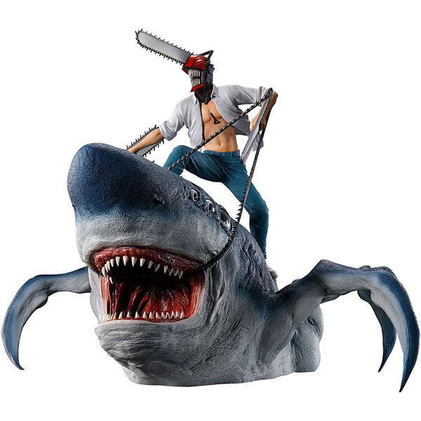 Buy Chainsaw Man Figure: Ichibansho Mega Impact Figure- Chainsaw Man &amp; Beam Figures From Kollect Korner at $106.99 1
