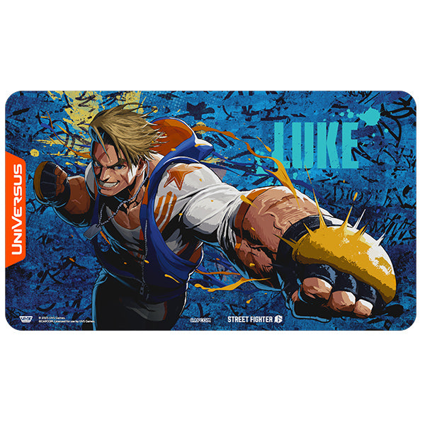 Buy UniVersus CCG: Street Fighter 6 Challenger Series- Luke Playmat Playmats From Kollect Korner at $23.99 1