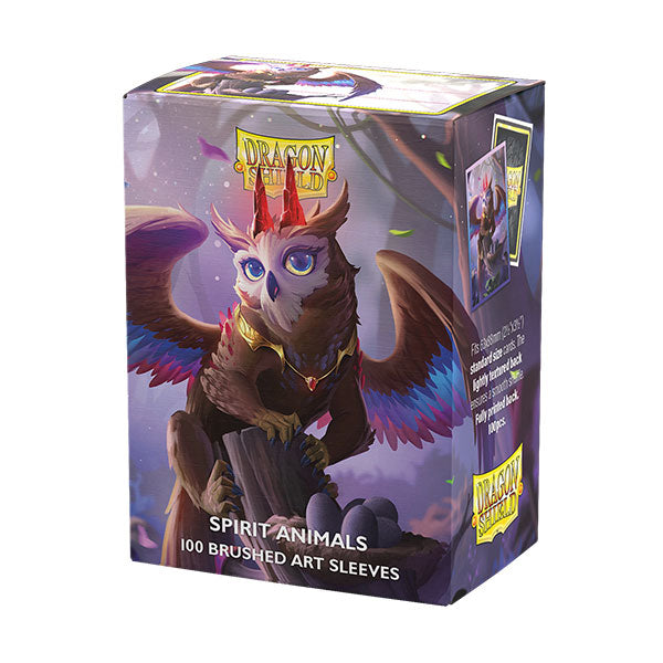 Buy Dragon Shield Sleeves: Standard- Brushed 'Spirit Animals- The Dragowlis' Art, Limited Edition Card Sleeves From Kollect Korner at $15.49 1