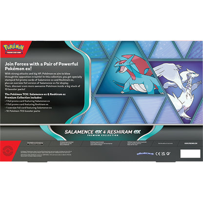 Buy Pokémon TCG: Salamence ex &amp; Reshiram ex Premium Collection Collector Boxes &amp; Tins From Kollect Korner at $51.99 3