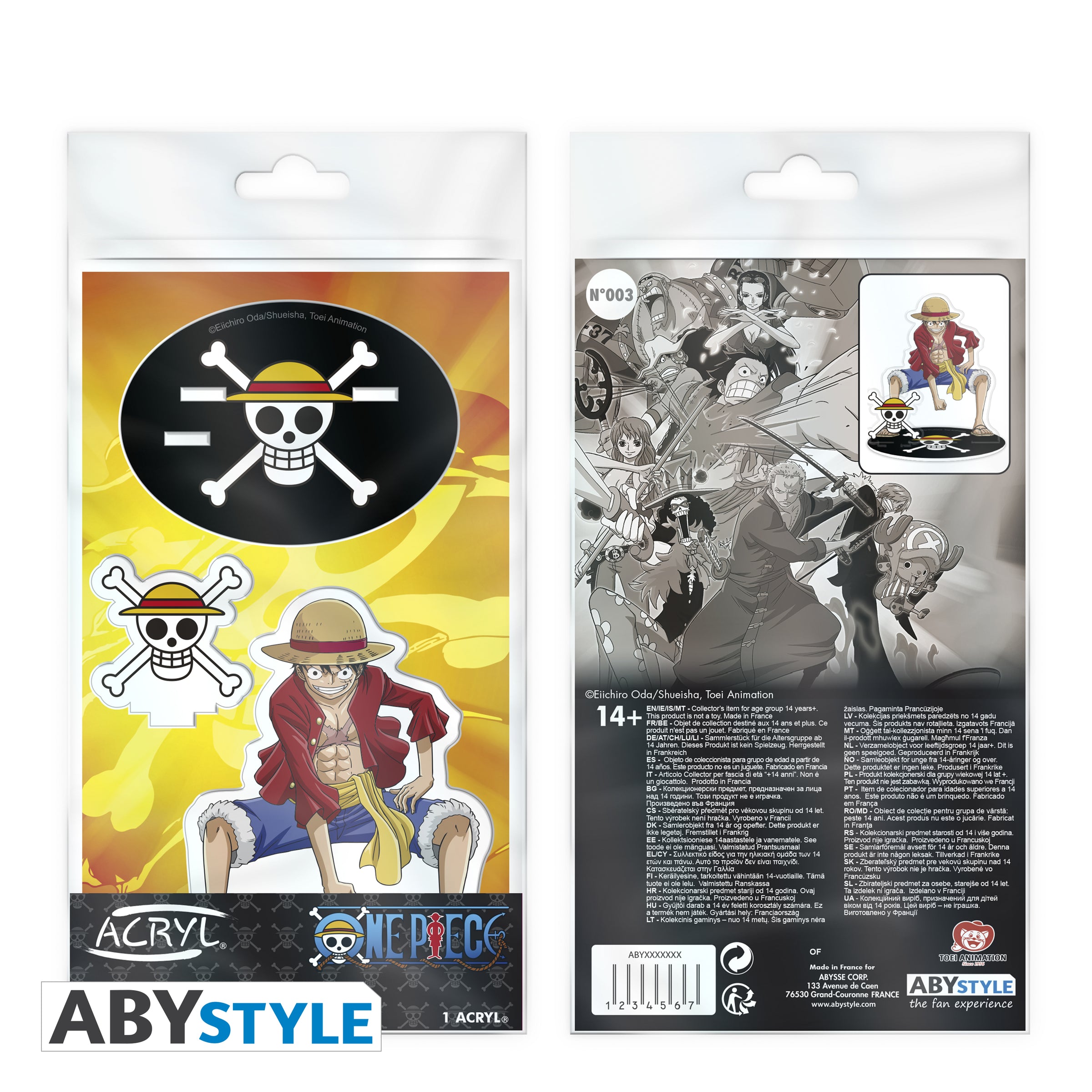 ONE PIECE MONKEY D LUFFY ACRYLIC FIGURE