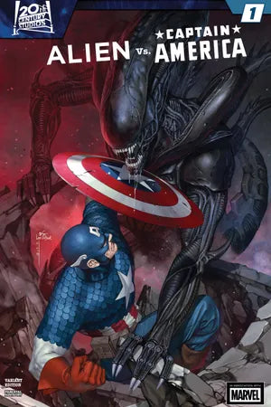 Buy Alien Vs. Captain America (2025) #1 Comic Books From Kollect Korner at $5.99